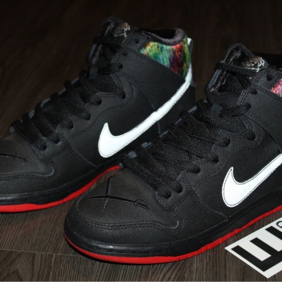 Nike Dunk SB High Pro x Spot Gasparilla Black Red Grey Mens Size 7 Sneakers